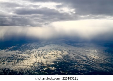blue sky with clouds