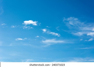 blue sky with clouds - Shutterstock ID 240371023