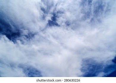 Blue sky clouds
