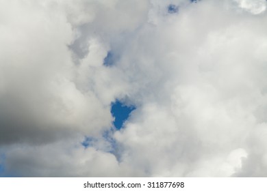 blue sky clouds