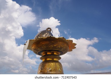 Blue sky with clouds 