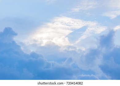 Blue sky with clouds