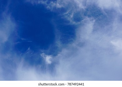 blue sky with clouds