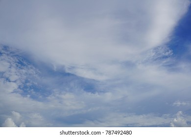 blue sky with clouds