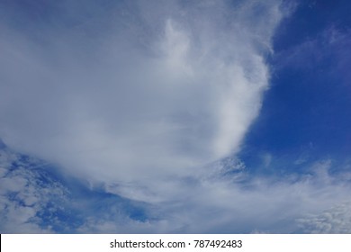 blue sky with clouds