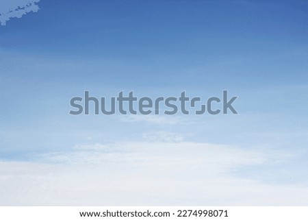 A blue sky with clouds