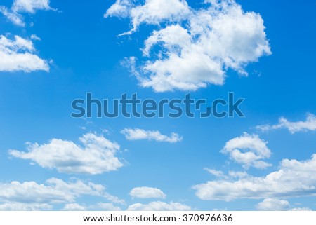 Blue sky with clouds