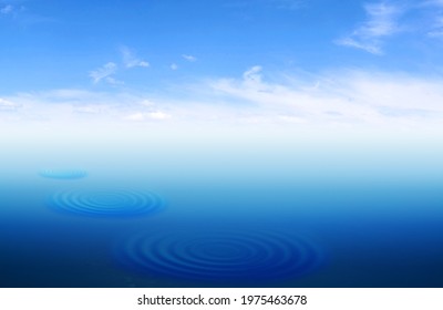 Blue sky with clouds abstract background.