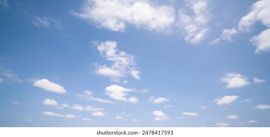 Blue sky with clouds background