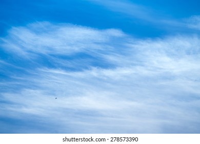 blue sky with clouds background