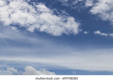 blue sky with clouds background