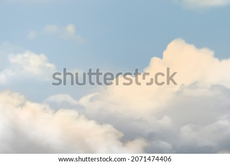 Blue sky with clouds background