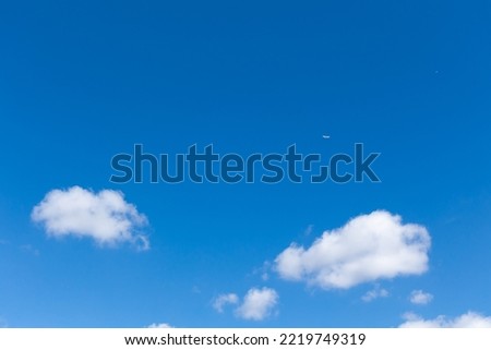 Blue sky with clouds background
