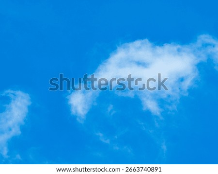 Blue sky with clouds background texture. Sky scape.