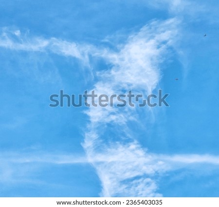 Blue sky and clouds background and wallpeper