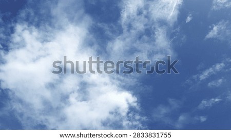 Blue sky, Cloudy and bluesky background, soft focus