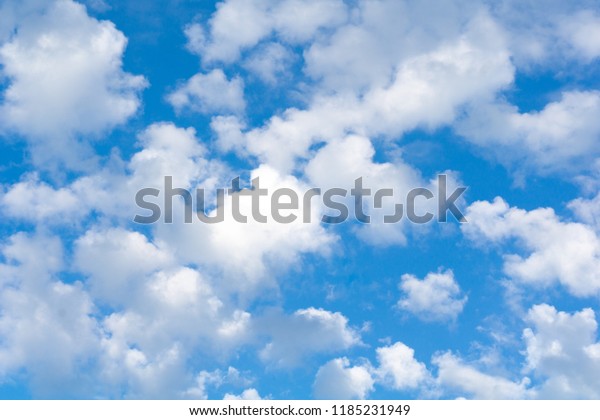 Blue Sky Cloudy Day Background Stock Photo Edit Now