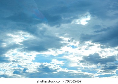 Blue Sky Dark Cloud
