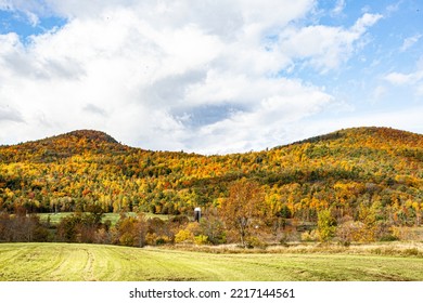 Blue Sky Fall In The Adirondacks 