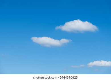Blue sky with few clouds