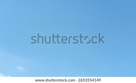 blue sky with few clouds
