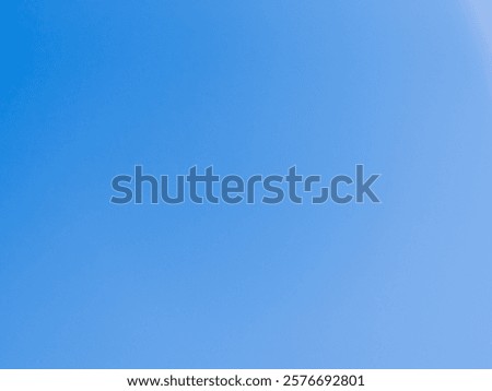 Blue sky gradation of empty winter sky 06.
I took a picture of the clear blue sky in winter.