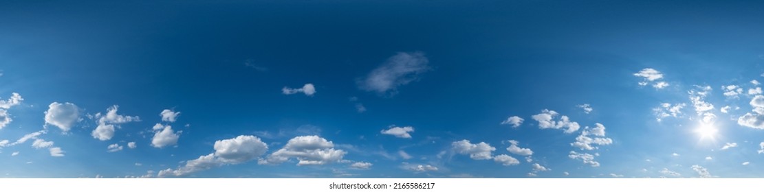 Blue Sky Hdri 360 Panorama White Stock Photo 2165586217 | Shutterstock