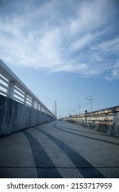 Blue Sky Low Angle Bridge Photo