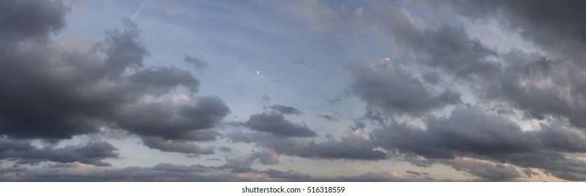 blue sky panorama with clouds - Powered by Shutterstock