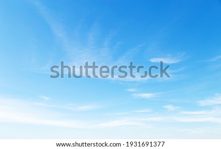 blue sky with puffy clouds background