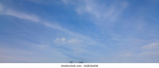 Blue Sky From Samarinda City Kalimantan Timur Indonesia 