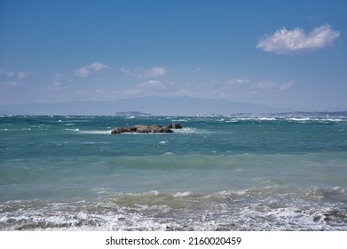 Blue Sky And Sea Coast Of Miura Peninsula