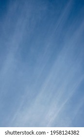 Blue Sky With Seemless Cloud On A Bright Sunny Day