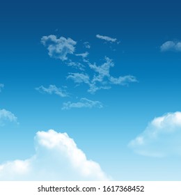 blue sky with some clouds