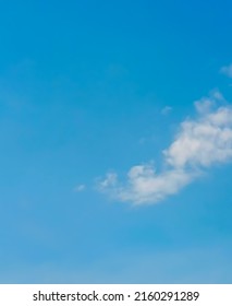 Blue Sky With Thick White Clouds