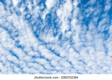 Blue Sky With White Cirrocumulus