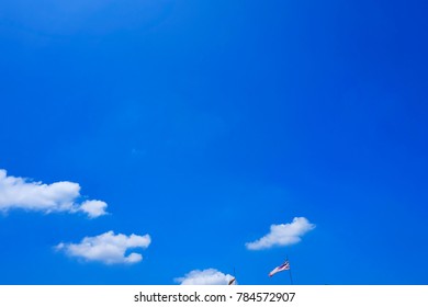 blue sky with white cloud