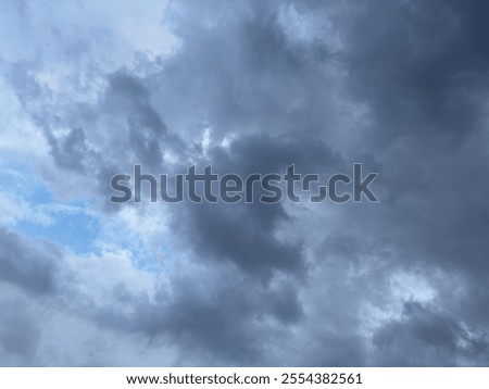 Blue sky and white cloud