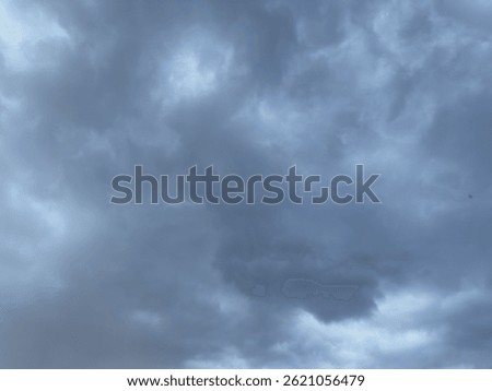 Blue sky and white cloud