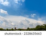 Blue sky White Cloud, abstract Background