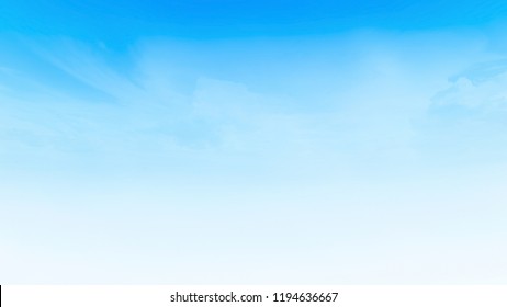Blue sky and white cloud background  - Shutterstock ID 1194636667