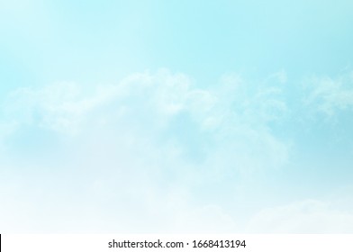 Blue sky with white cloud. Blue background. The summer sky is colorful clearing day and beautiful nature in the morning. for backdrop decorative and wallpaper design. The perfect sky background.