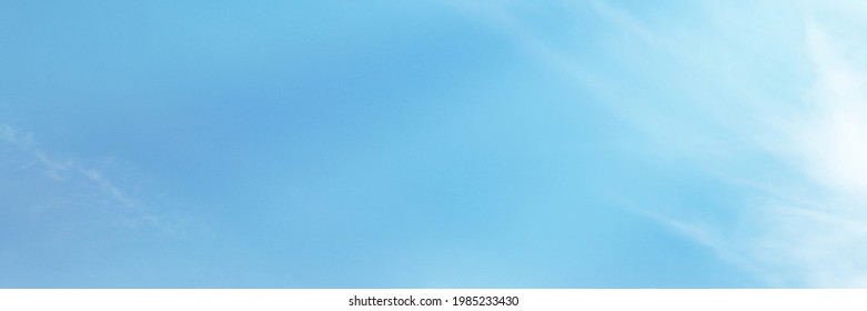 Blue sky with white cloud. The summer heaven is colourful clearing day with Good weather and beautiful nature in the morning. - Shutterstock ID 1985233430