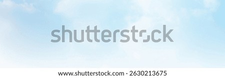 Blue sky with white cloud. The summer heaven is colorful clearing day Good weather and beautiful nature in the morning.