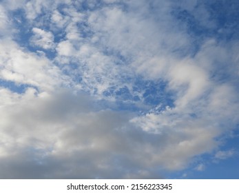 Blue Sky And White Clouds. 