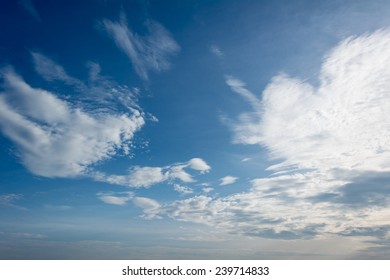 blue sky white clouds