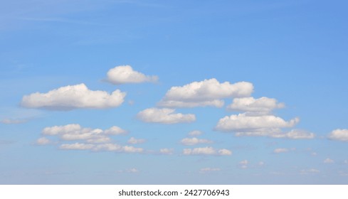 blue sky with white clouds wallpaper horizontal  