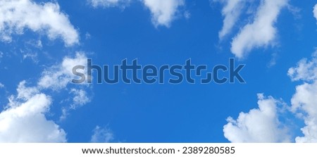 blue sky and white clouds,sky frame