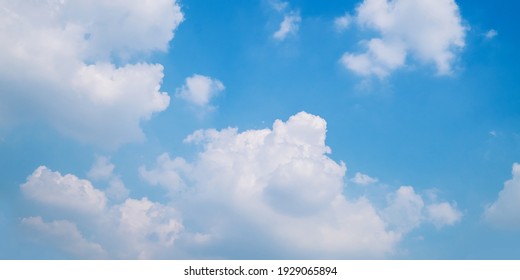 Blue sky and white cloudy - Shutterstock ID 1929065894