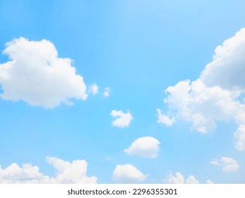 blue sky with white clound for background or texture.